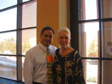 Ray Hemachandra and Louise Hay, circa 2004