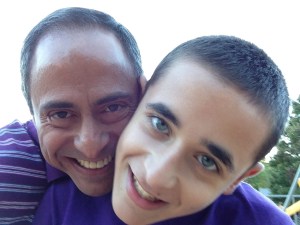 With Nicholas Hemachandra in October 2013