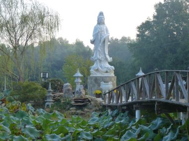 On the grounds of Magnolia Grove Monastery and Meditation Practice Center in late September 2013