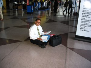 Me on the floor at the Javits Center