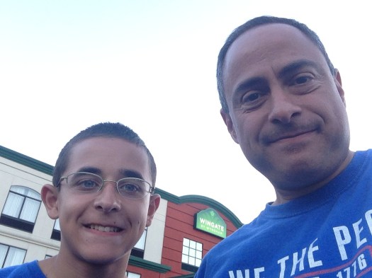 Nicholas and Ray Hemachandra, July 4, 2014, in Mt. Laurel, N.J.