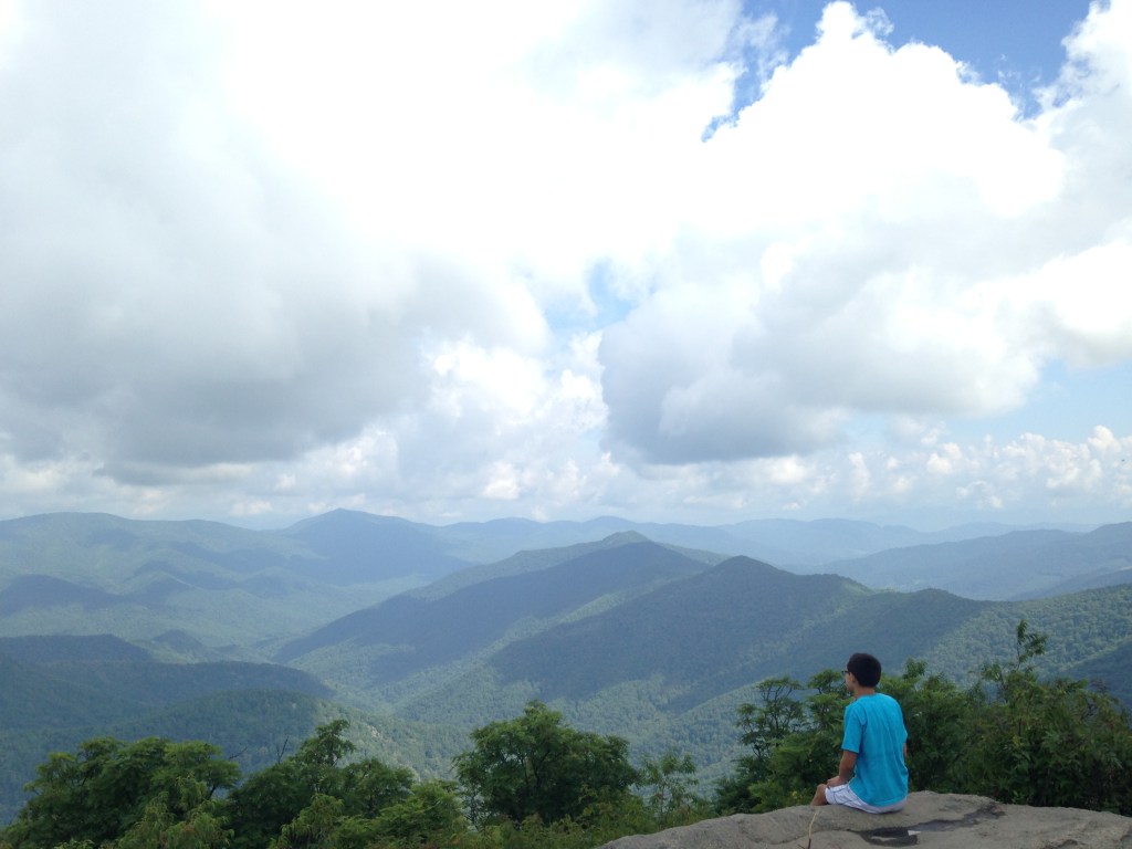 Nicholas at Sam Knob