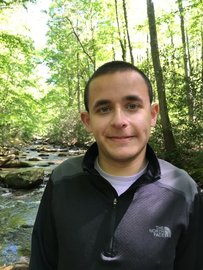 Nicholas Hemachandra at Curtis Creek, North Carolina, in May 2020