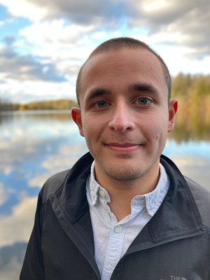 Nicholas Hemachandra at Lake Julia in DuPont State Forest in North Carolina